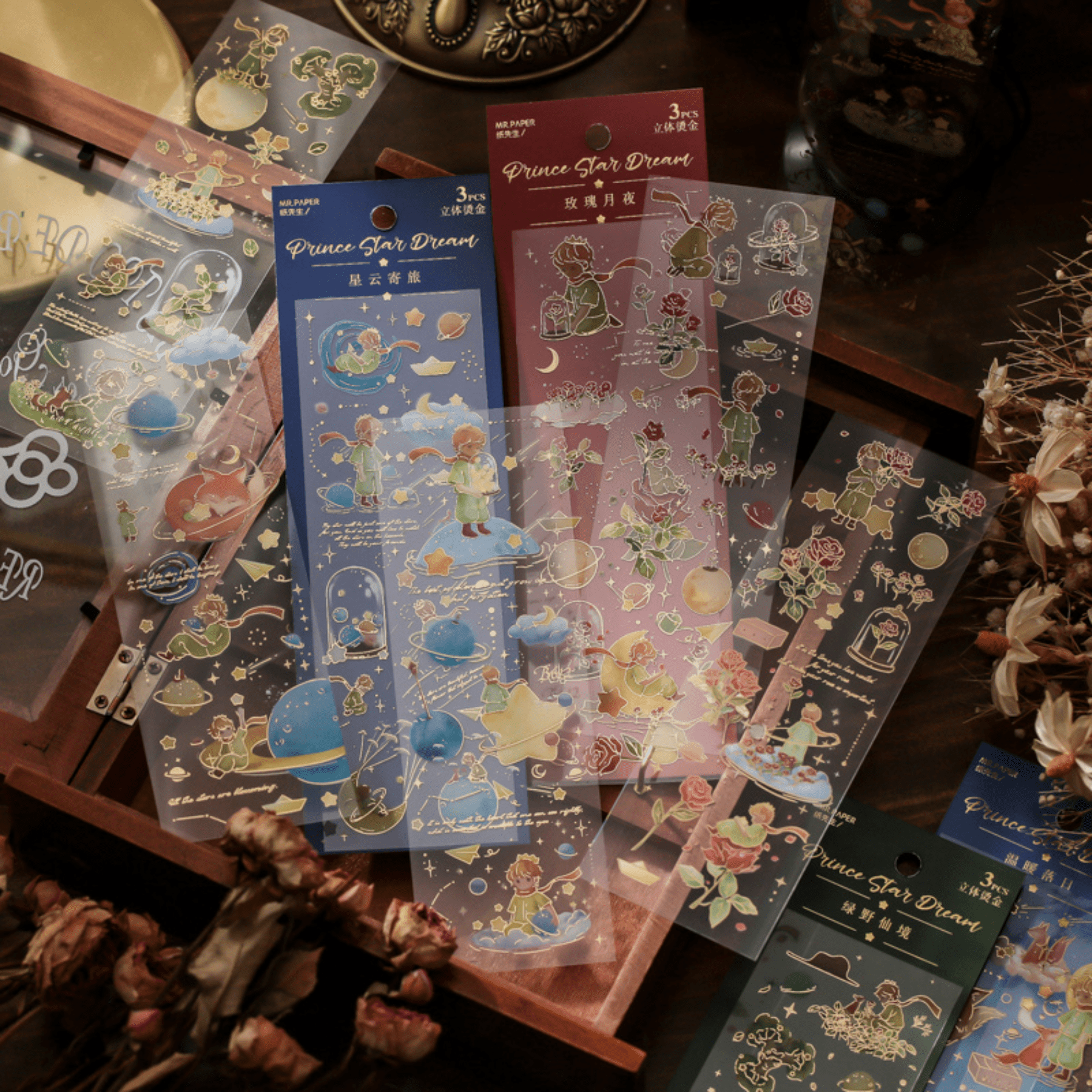 Sticker Sets for Journals | Washi, PET & 3D Stickers for DIY – Desk Cosmos