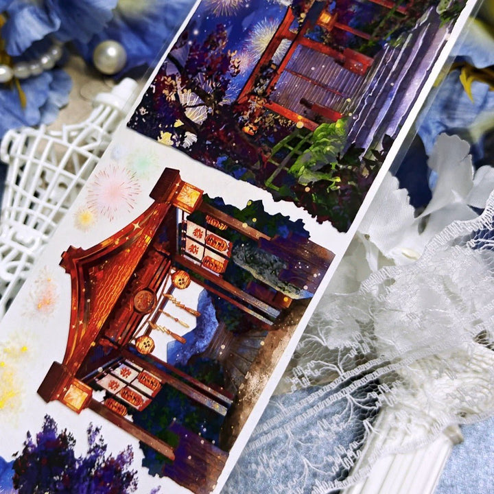 Evening Fireworks Scenery PET Tape - Desk Cosmos