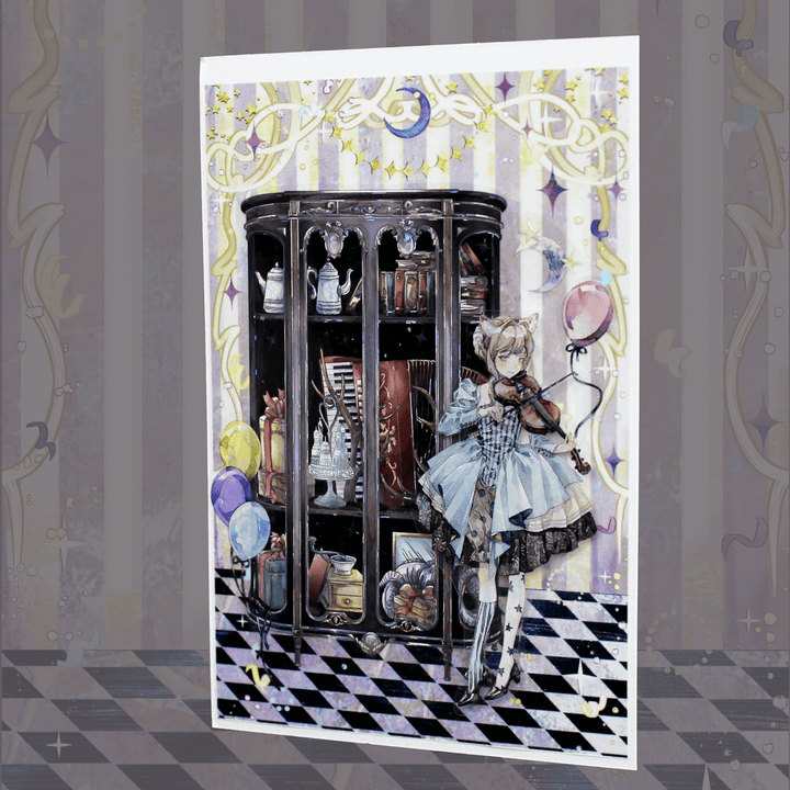 Vintage Magic Display Cabinet PET Tape - Desk Cosmos