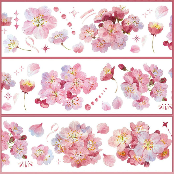 Sakura Love Romantic Flowers Die - cut Tape - Desk Cosmos