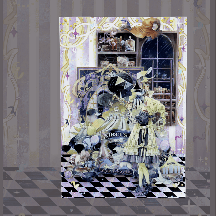 Vintage Magic Display Cabinet PET Tape - Desk Cosmos