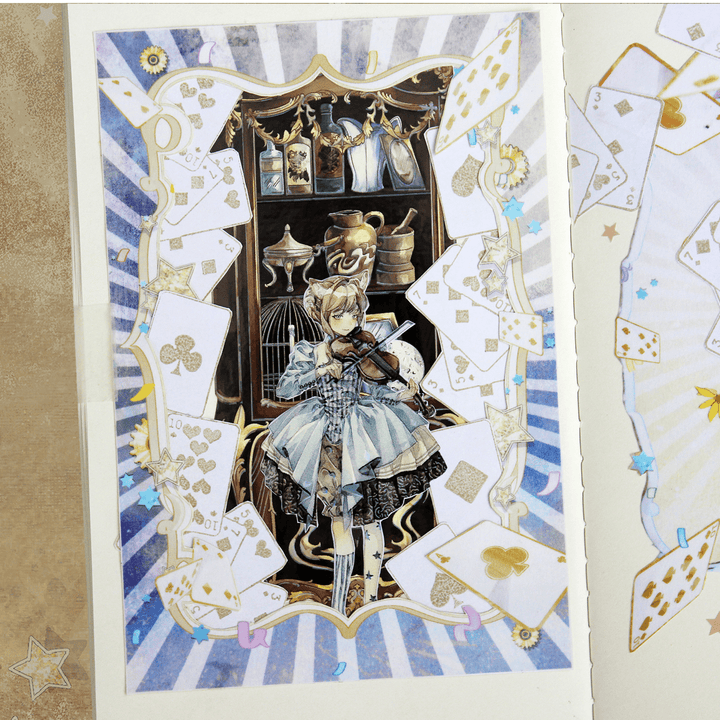 Fantasy Circus Character Journal PET Tape - Desk Cosmos