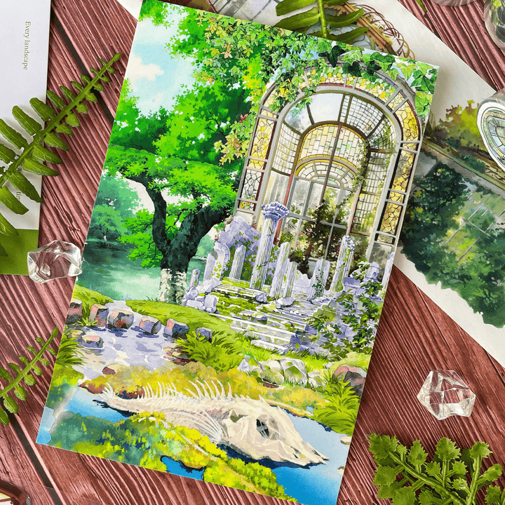 Ruins Journey Scenery PET Tape - Desk Cosmos