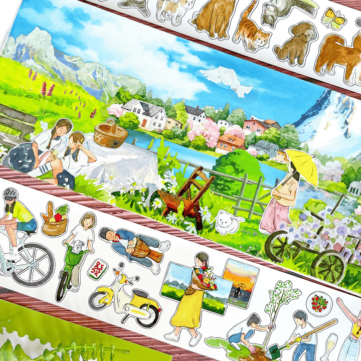 Beautiful Moments In Life Die - cut Tape - Desk Cosmos