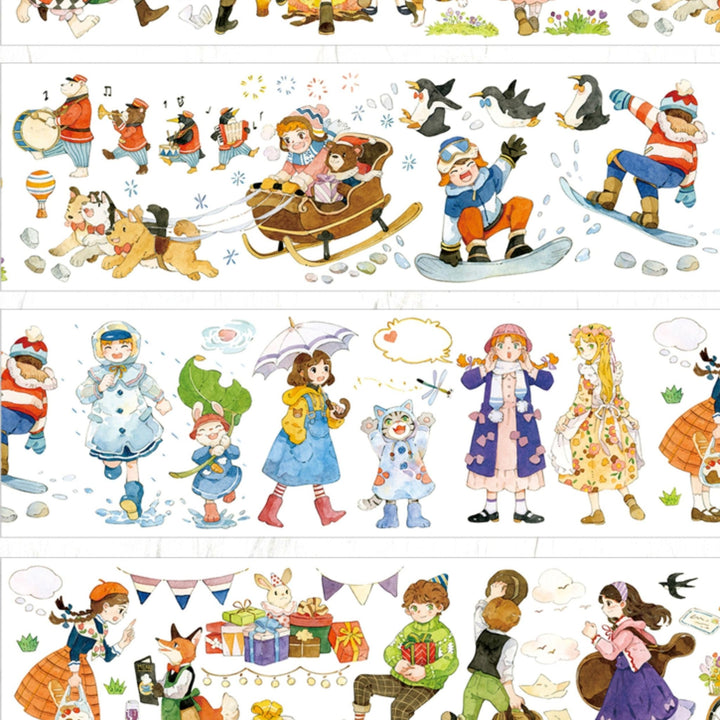 Winter Festival Party PET Tape - Desk Cosmos