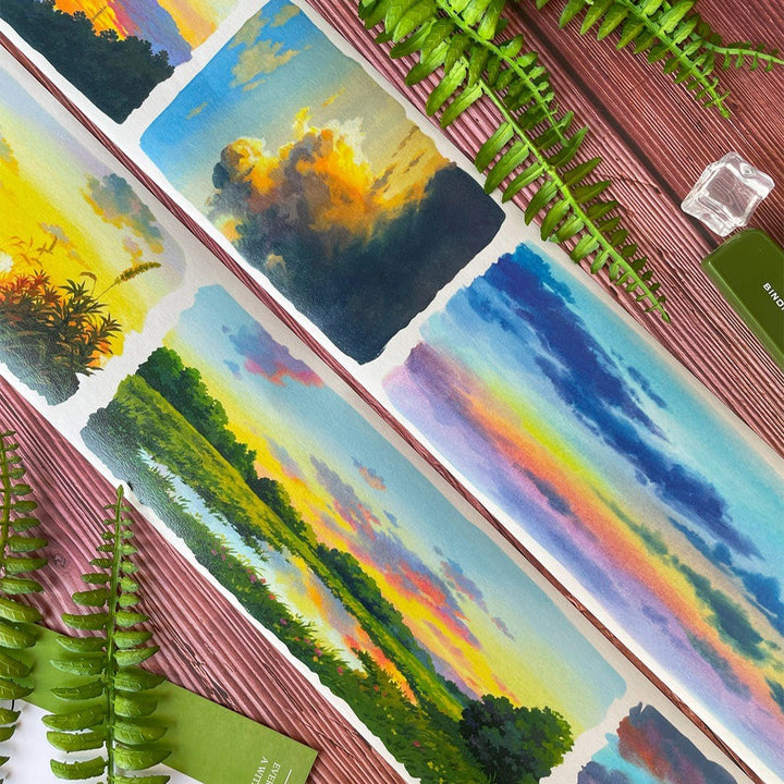 Sunset Clouds Scenery PET Tape - Desk Cosmos