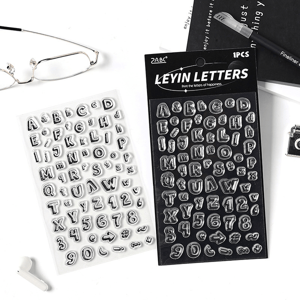 Word Space Transparent Silicone Stamp - Desk Cosmos