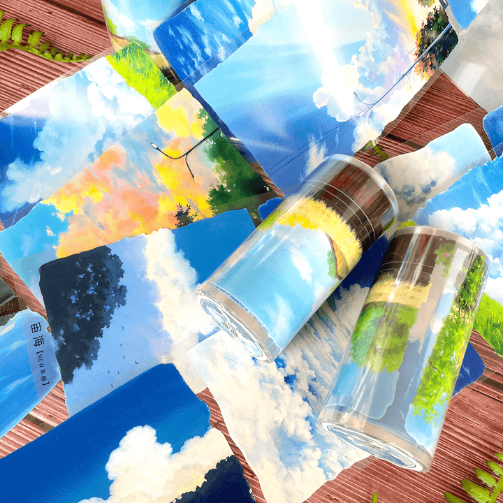 Cloudscape Journey Scenery PET Tape - Desk Cosmos