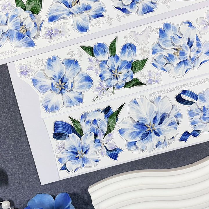 Tulip Serenity Die - Cut Tape - Desk Cosmos