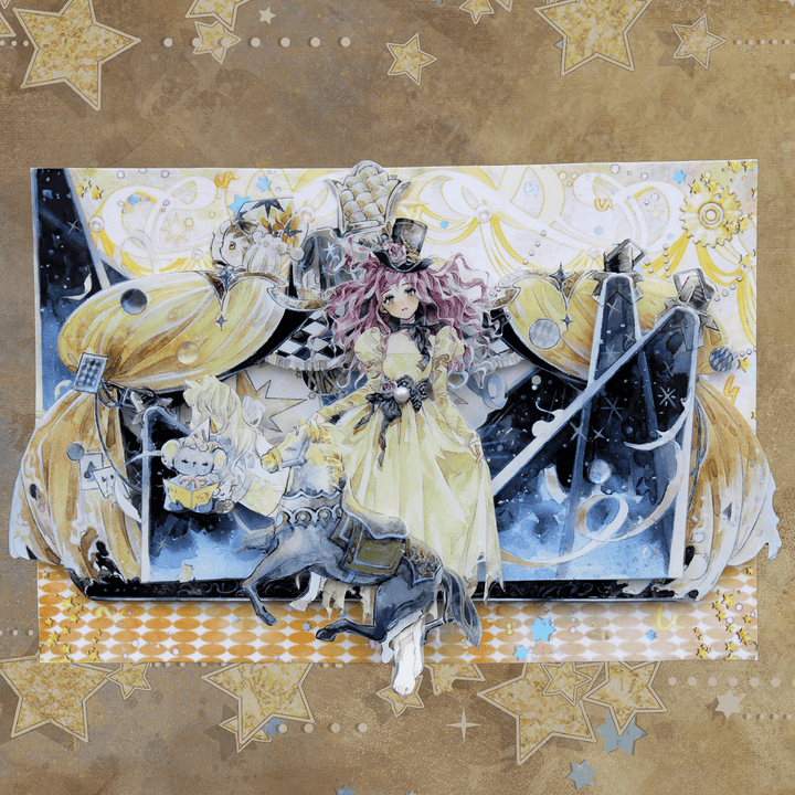 Fantasy Circus Character Journal PET Tape - Desk Cosmos