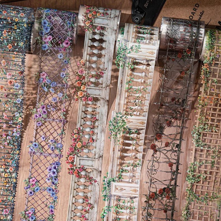 Climbing Vine Flower Scenery Tapes - Desk Cosmos