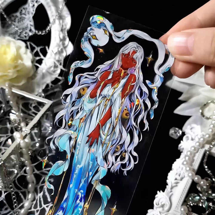 Gothic Dark Elf PET Decorative Tape - Desk Cosmos