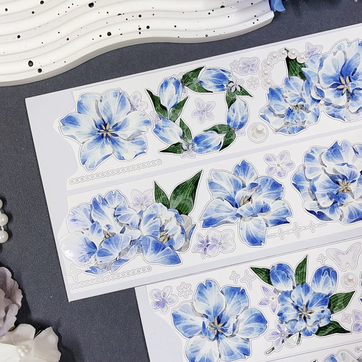 Tulip Serenity Die - Cut Tape - Desk Cosmos