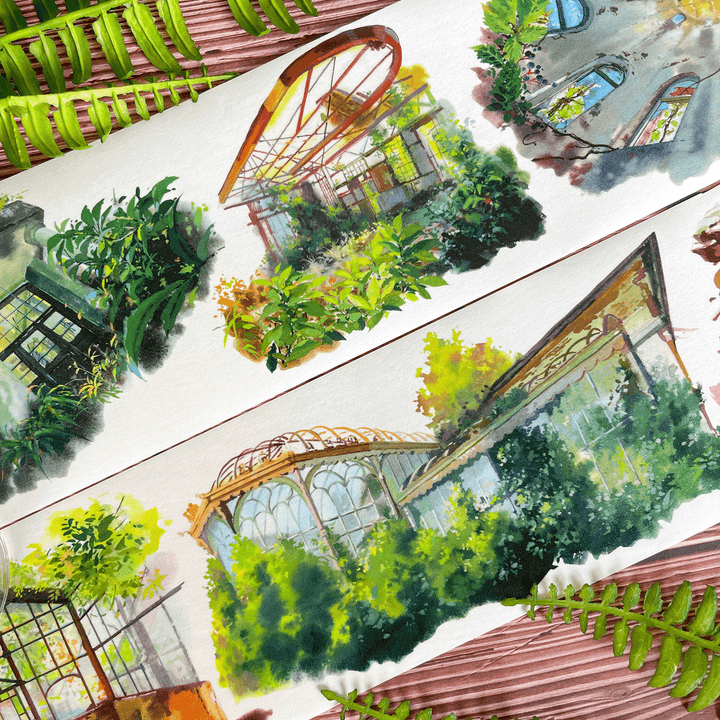 Ruins Journey Scenery PET Tape - Desk Cosmos