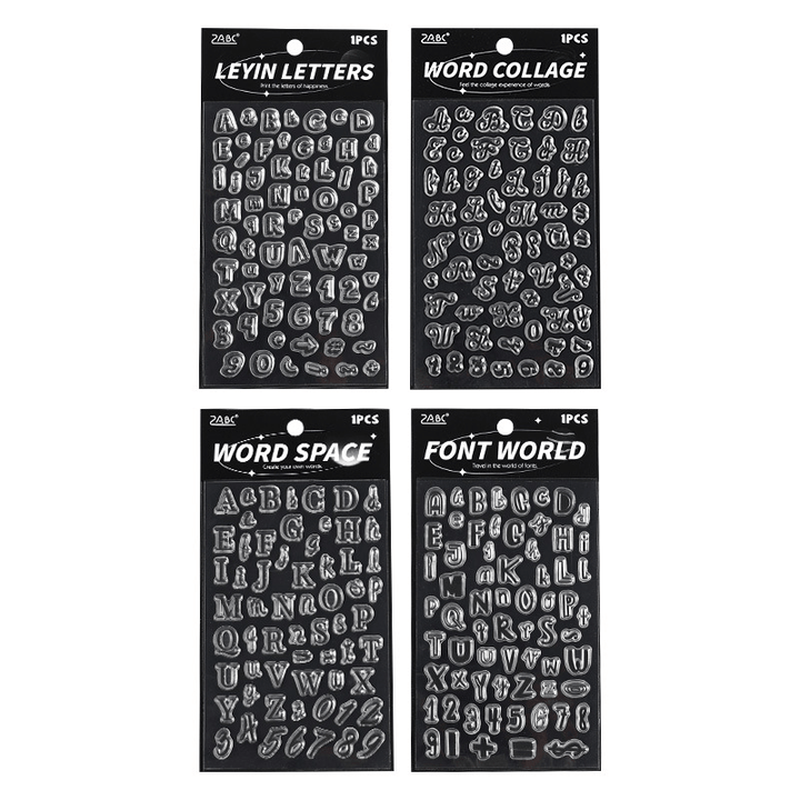 Word Space Transparent Silicone Stamp - Desk Cosmos