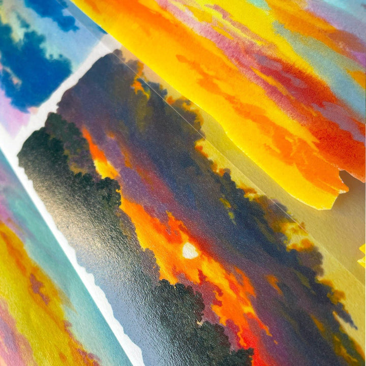 Sunset Clouds Scenery PET Tape - Desk Cosmos