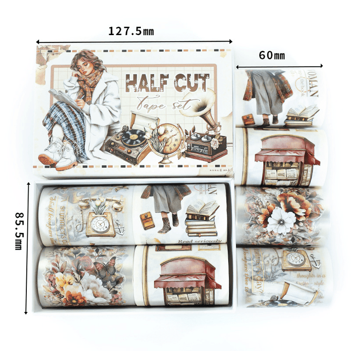 Vintage Girl Lifestyle Tape Set - Desk Cosmos