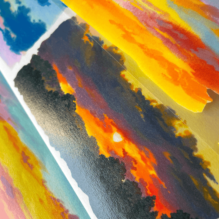 Sunset Clouds Scenery PET Tape - Desk Cosmos
