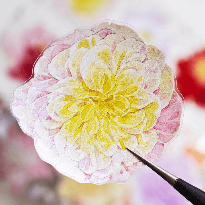 Soft Bloom Die - cut Journal Tape - Desk Cosmos