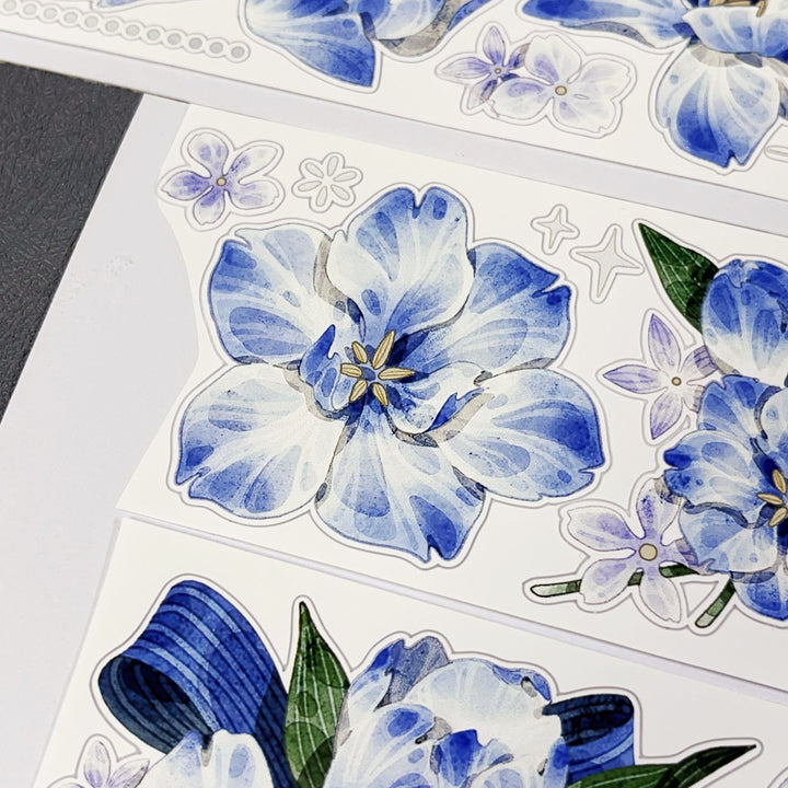 Tulip Serenity Die - Cut Tape - Desk Cosmos