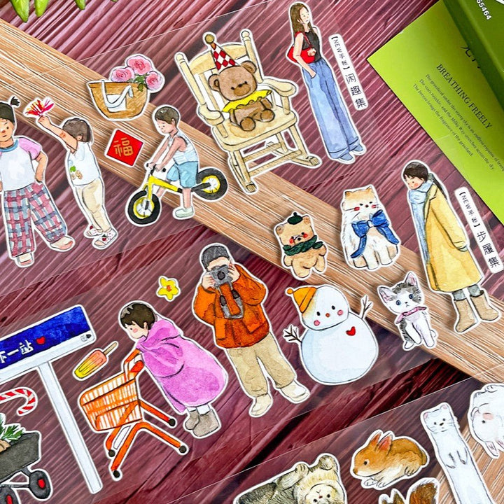 Beautiful Moments In Life Die - cut Tape - Desk Cosmos