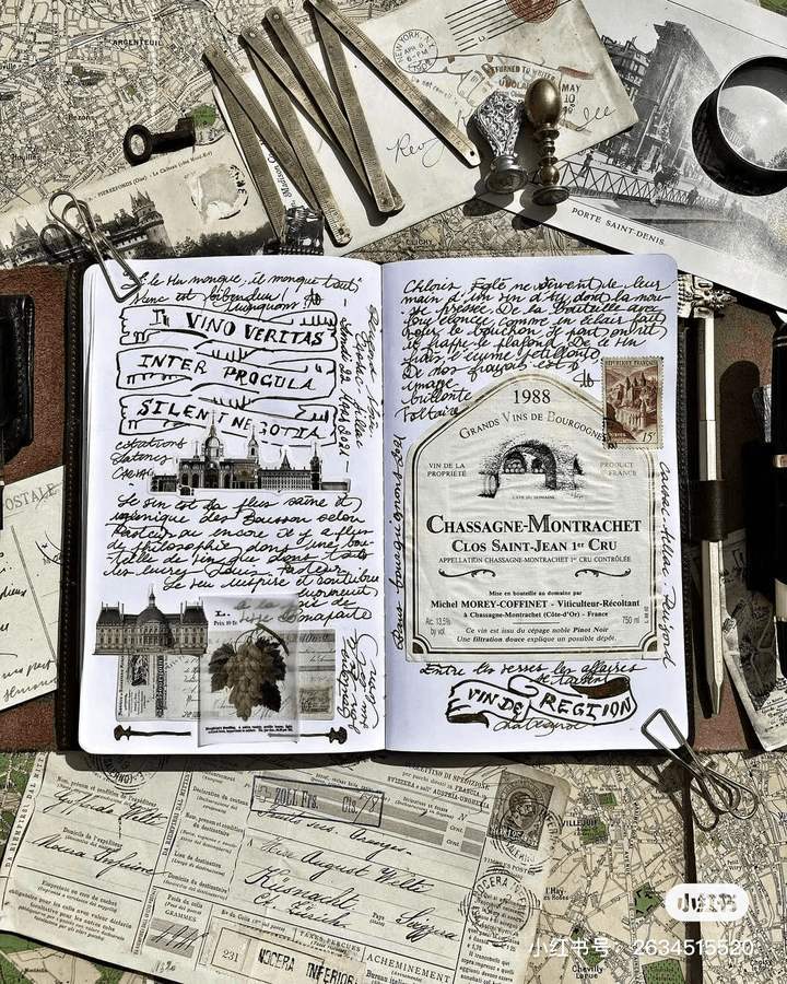 Medieval Classic Copperplate Journal Stickers—Character, architecture, airplane, knight - Desk Cosmos