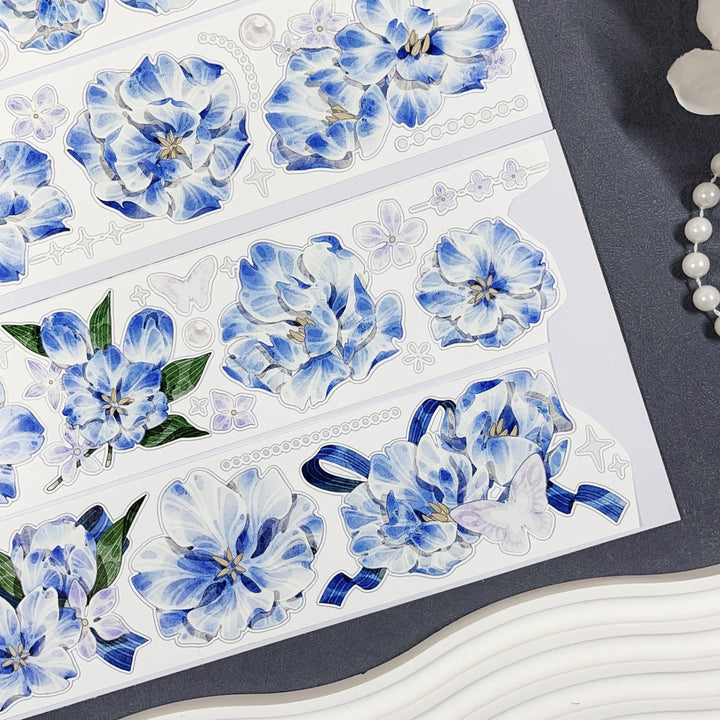 Tulip Serenity Die - Cut Tape - Desk Cosmos