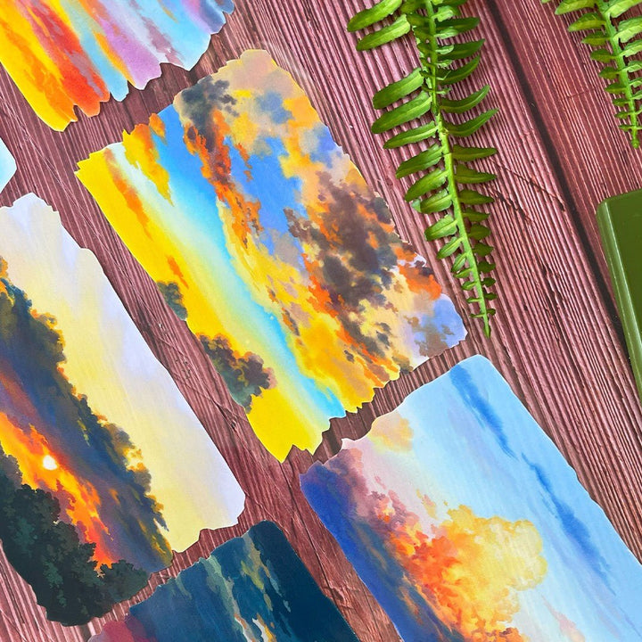 Sunset Clouds Scenery PET Tape - Desk Cosmos