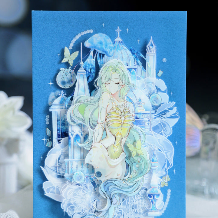 Ice Blue Magic Castle PET Tape - Desk Cosmos