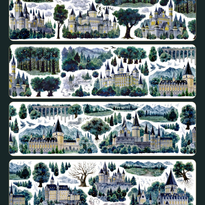 Firefly Castle Vintage PET Tape - Desk Cosmos