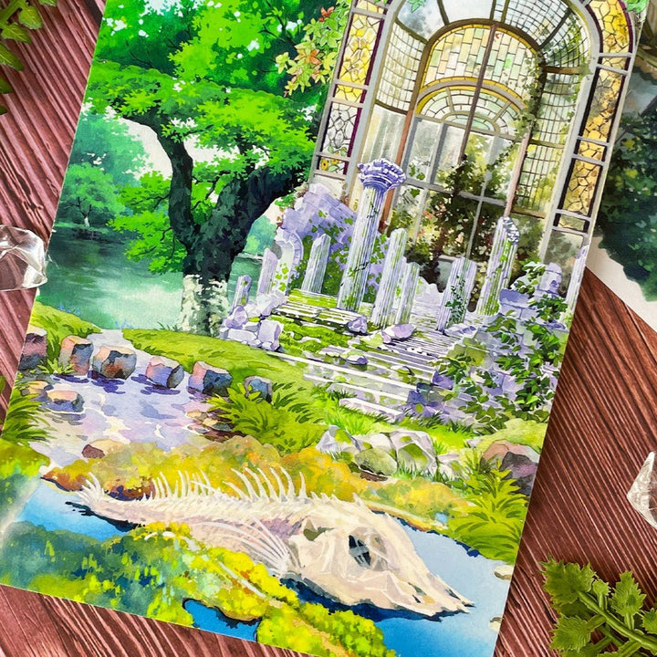 Ruins Journey Scenery PET Tape - Desk Cosmos