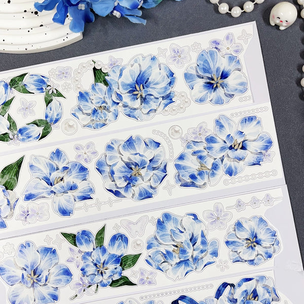 Tulip Serenity Die - Cut Tape - Desk Cosmos