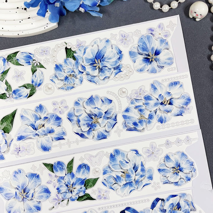 Tulip Serenity Die - Cut Tape - Desk Cosmos