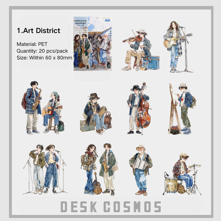 Fireworks Pedestrian Series PET - Desk Cosmos