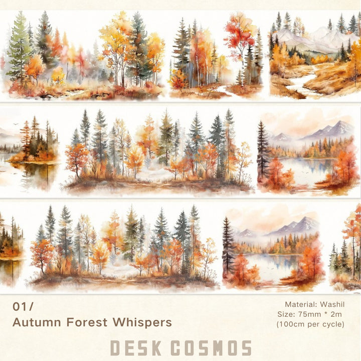 Forest Washi Tape Wild Mountain Forest Decorative Collage