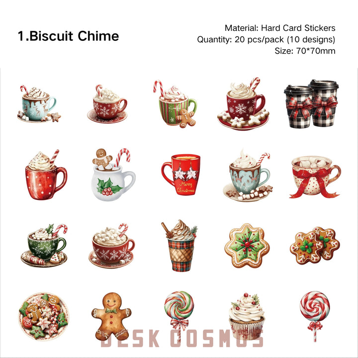 Christmas Journal Decorative Stickers - Desk Cosmos