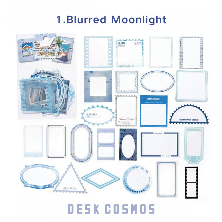 Memory Frame View Creative Stickers for Scrapbook Layouts