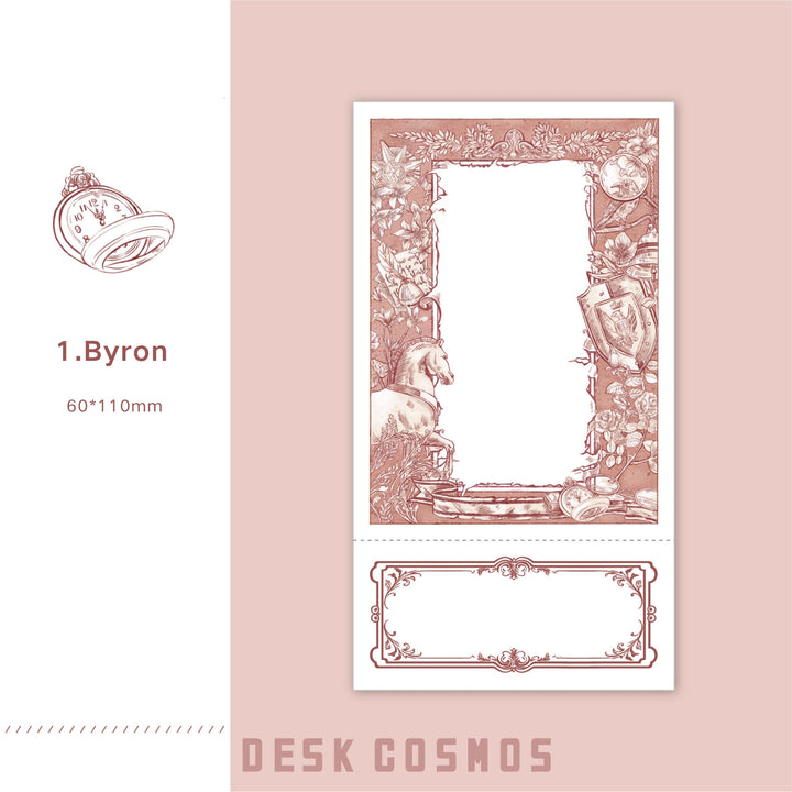 Vintage Leaflet Series Decorative Label Paper