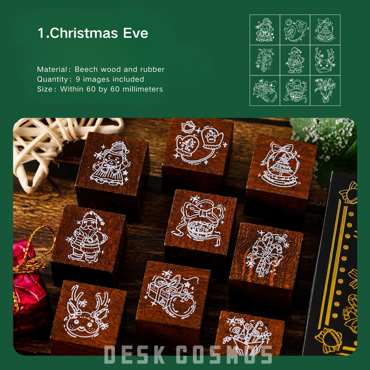 Colorful Christmas Evee Planner Stamps Decoration