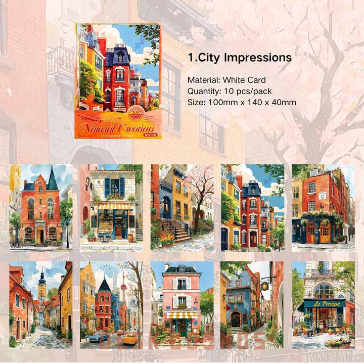 Nature Inspired Scenic Cardstock - Desk Cosmos