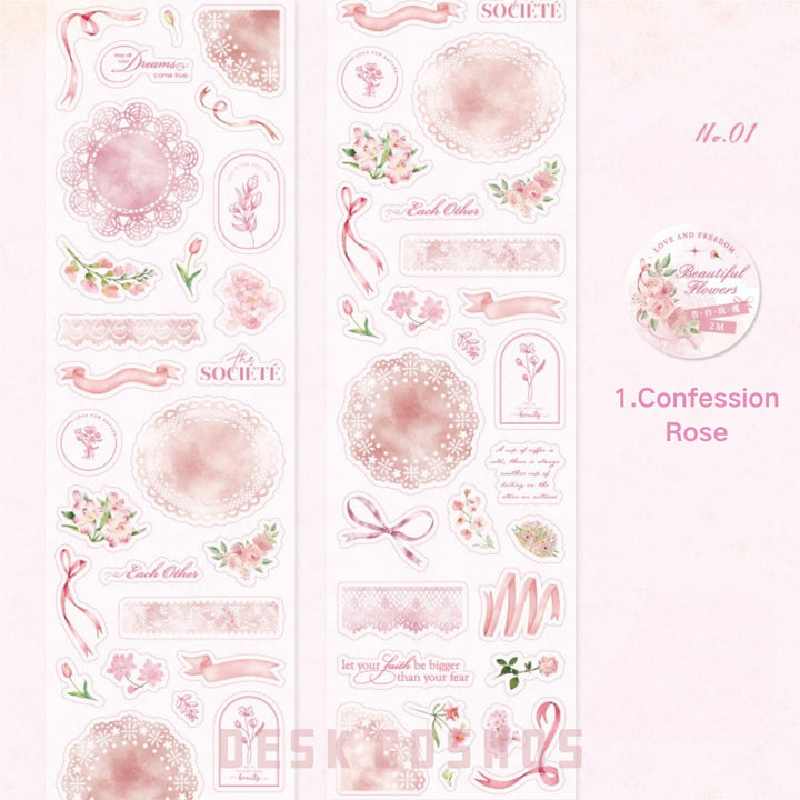Lace Flower Language Confession Rose Elegant Lace Decoration