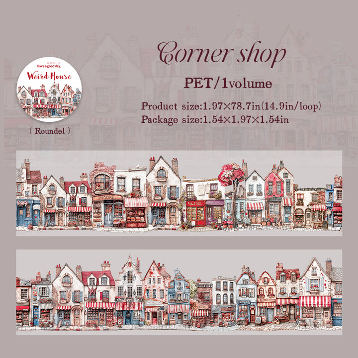 Weird House Corner Shop Fantasy Building Tape