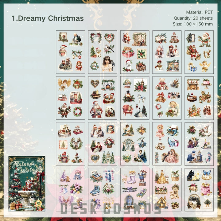 Christmas Letter Sticker Books Cute Stickers