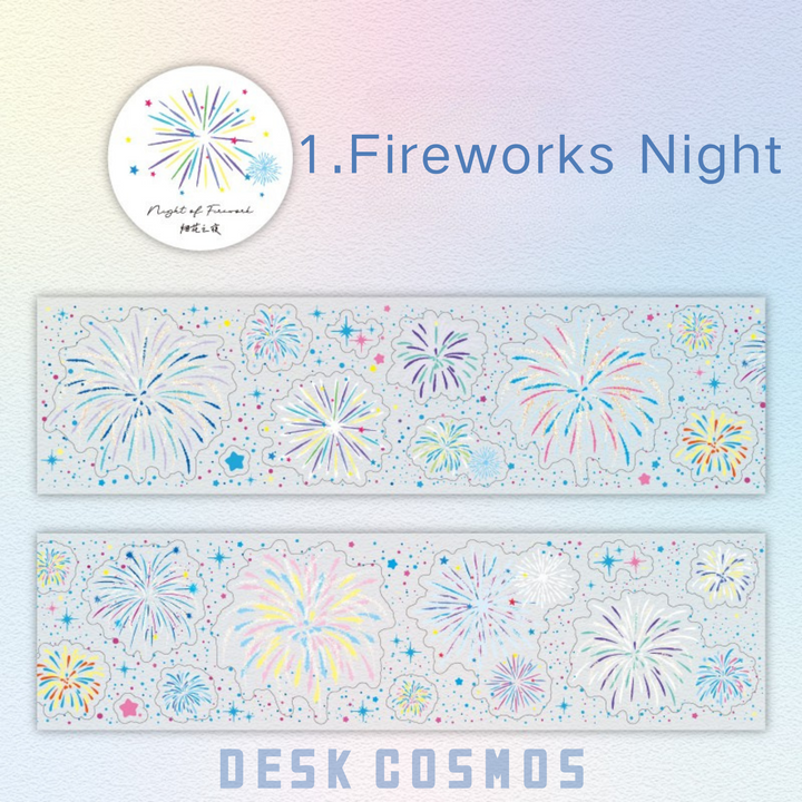 Dream Shimmer Fireworks Night DIY Tape Fireworks Stars