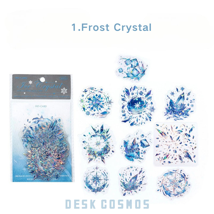 Boundless Water Ice Crystal PET Holographic Ocean Style