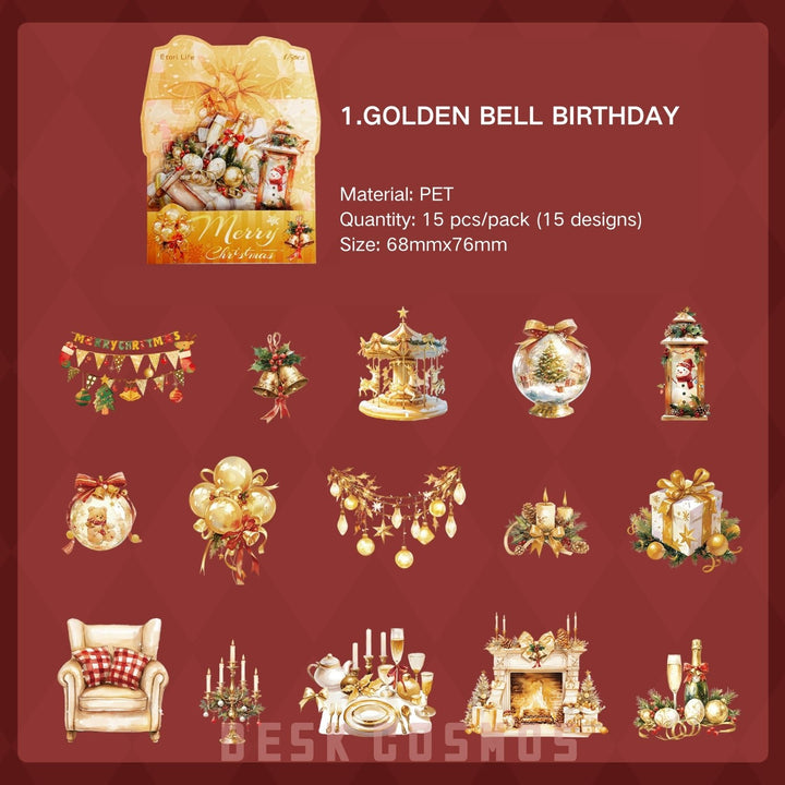 Christmas Surprise PET Sticker Set - Desk Cosmos