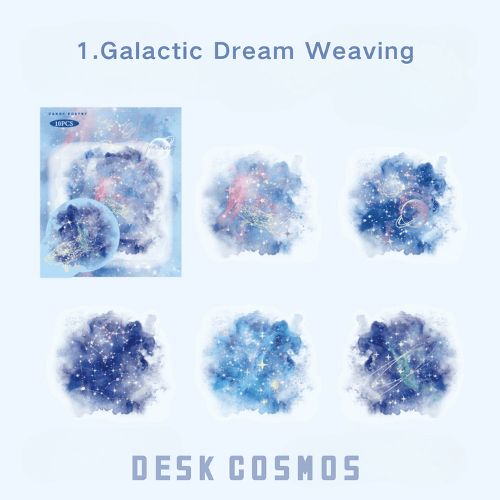 Brilliant Series Galaxy Dream Watercolor Laser Silver