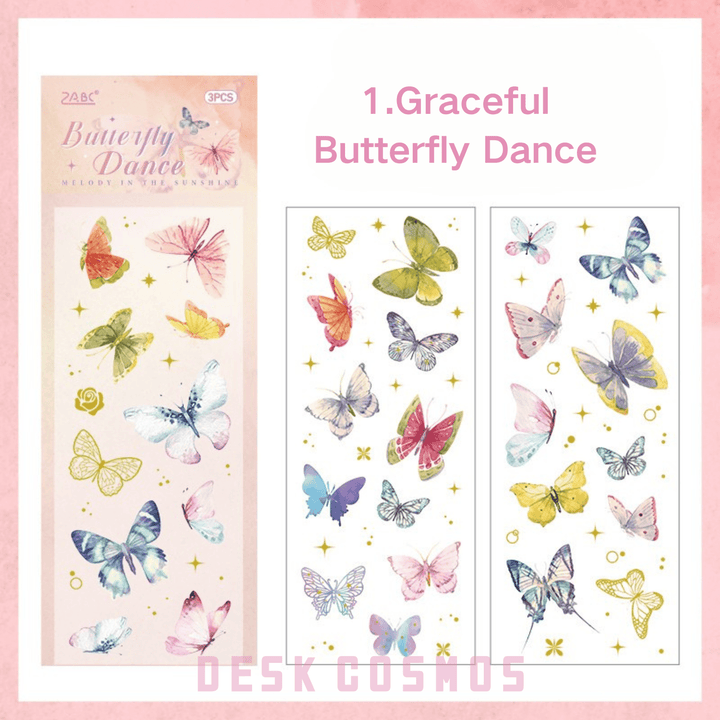 Inspiration Roaming Graceful Butterfly Dance Hot Stamping Decorative
