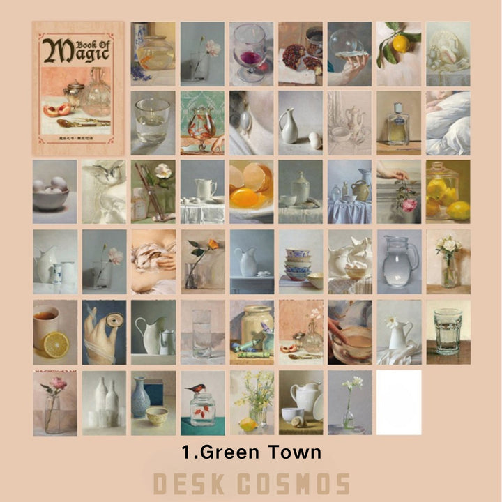 Bean Book Of Magic Hazy Whisper Retro Aesthetic Memo Pad