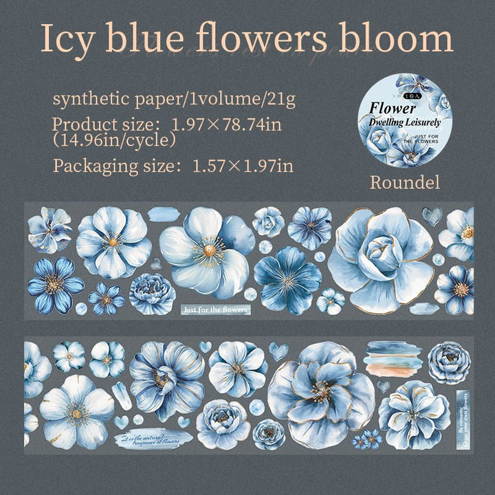 Flowers Rest in Peace Washi Tape - Desk Cosmos